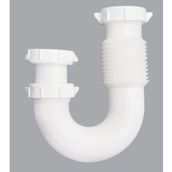 Item 400168, Plastic tubular flexible/expandable, replaces 1 1/2" or 1 1/4" J-Bends.