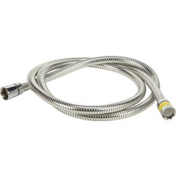 Item 400177, 60" stainless anti-twist shower hose. Extends up to 82".