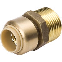 6630-154 Proline Brass Push Fit x MPT Adapter