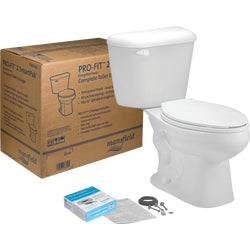 Item 400563, The Mansfield Pro-Fit 2-128 complete toilet kit provides the best of 