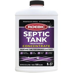 Item 400575, Formulated concentrated treatment to treat septic tanks, once a year.