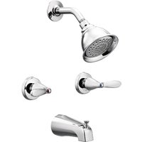 82602 Moen 2 Decorative Handles Tub and Shower Faucet