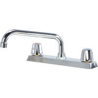 F80K4606CP-JPA3 Home Impressions Double Metal Knob Handle Kitchen Faucet Without Sprayer