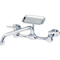 123-009NL B&K Double Lever Handle Wall Mount Utility Faucet