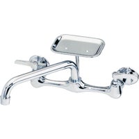 123-011NL B&K Double Lever Handle Wall Mount Utility Faucet