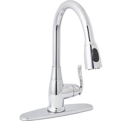 Item 400680, Features a lead free body, ceramic cartridge, metal lever handle, and Quick