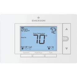 Item 400776, Universal 7-day programmable thermostat allows you to set a different 