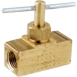 Item 400902, Straight needle valve fitting. Manufactured to include no more than 0.