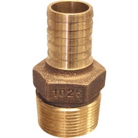 RBMANL1025 Low Lead Brass Hose Barb Reducing Adapter