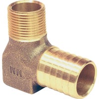 RBHENL75 Merrill Low Lead Barbed Brass Elbow Hydrant
