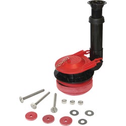 Item 400958, The Adjustable 3" Flush Valve and Tank to Bowl Gasket Kit fits specific 