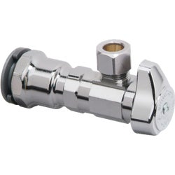 Item 401259, BrassCraft's durable Turn Angle Stop Valve is compatible with copper, PEX, 