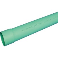 S/M 06004  0800 Charlotte Pipe SDR-35 Solid PVC Drain & Sewer Pipe
