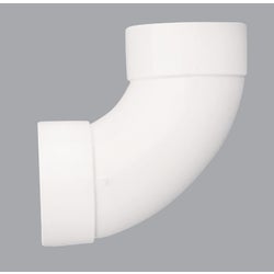 Item 401315, 90 degree Elbow made of PVC material provides durability.