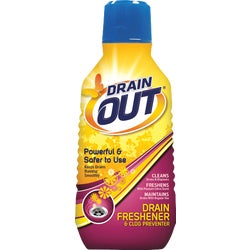Item 401383, An enzyme based formula works overnight to clear slow drains and replace 