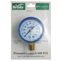BPGIND CS-NL Campbell Brady Pressure Gauge