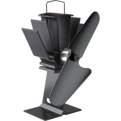 Item 401539, Ecofan Original heat powered fan is effective on freestanding wood stoves.