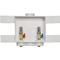 Item 401608, Allows for right, left, or center drain and bottom or top mount valves.