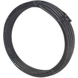 Item 401613, Long, continuous lengths in coils. Made of black virgin polyethylene.