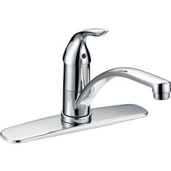 Item 401733, Home Impressions single handle kitchen faucet.