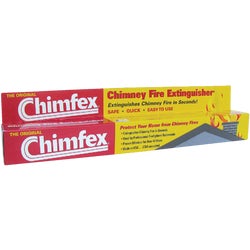 Item 401751, Extinguishes chimney fires in seconds. Safe, quick, and easy to use.
