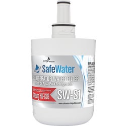 Item 401759, This EarthSmart replacement refrigerator water filter fits in place of 