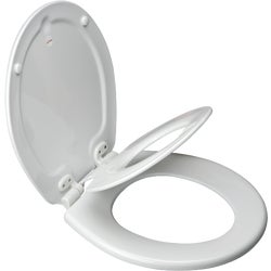Item 401799, This NextStep Child/Adult toilet seat has a Built-in Potty Seat that 