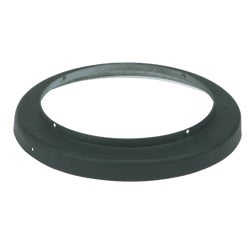 Item 401826, Round collar fits over lower end of suspended insulated chimney pipe to 