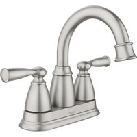 84943SRN Moen Banbury 2-Handle Hi-Arc Bathroom Faucet with Pop-Up