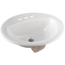 Item 403320, Drop-in self-rimming sink with 4 In.
