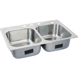 Item 403343, Southhaven double bowl self-rimming kitchen sink.