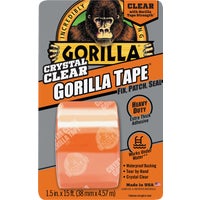 6015002 Gorilla Crystal Clear Duct Tape