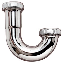 Item 403511, J-Bend is designed for less cleanout use with sink drain traps to eliminate