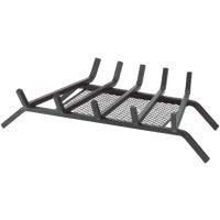 FG-1016 Home Impressions Steel Fireplace Grate with Ember Screen
