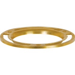 Item 404119, 4 In. solid brass closet flange ring.