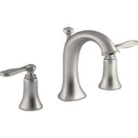 R45781-4D1-BN Kohler Linwood 2-Handle 8 In. Widespread Bathroom Faucet with Pop-Up