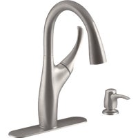 R72511-SD-VS Kohler Mazz Pull-Down Kitchen Faucet with Soap or Lotion Dispenser faucet kitchen