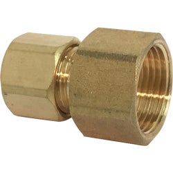 Item 404427, 1/4 In. Compression x 1/4 In. female flare adapter with gasket.