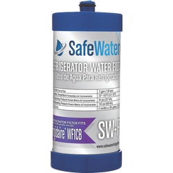 Item 404522, Safe Water F2 refrigerator replacement water filter fits Frigidaire WF1CB.
