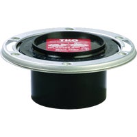 884-ATM Sioux Chief Total Knockout 3 In. Hub/Inside 4 In. ABS Toilet Flange w/SS Swivel Ring