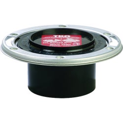 Item 404632, Total knockout (TKO) closet flange with stainless steel swivel ring.