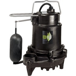 Item 404656, Submersible cast iron sump pump with vertical switch for 11 In.