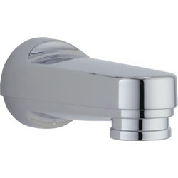 Item 404811, Chrome tub spout with pull-down diverter. Sweat onto 1/2 In. C.W.T.