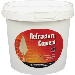 Item 404819, A pre-mixed, fiber-reinforced, high temperature silicate mortar for setting