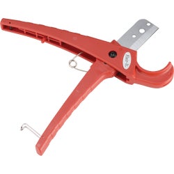 Item 405064, Flair-it PEX plastic tubing cutter features spring-loaded poly handles with