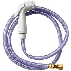 Item 405109, Includes 4' hose and white finish spray head.