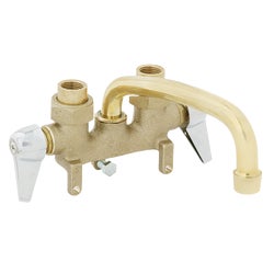 Item 405234, 2-handle rough brass laundry tray faucet.