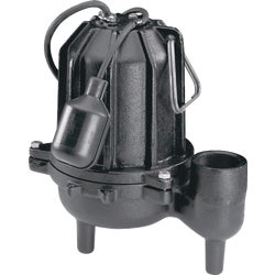 Item 406028, The Wayne WCS50T cast iron sewage pump is great for sewage basins, septic 
