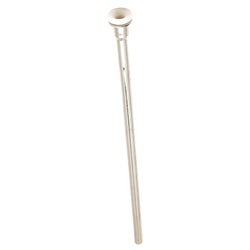 Item 406581, Durable brass with a polished chrome smooth finish toilet supply tube.