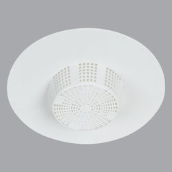Item 407376, Fit over tub or lavatory drain to keep hair or other foreign objects from 
